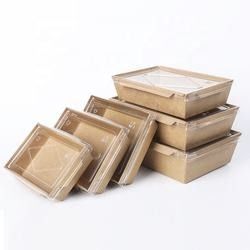 Takeaway कस्टमाइज्ड फूड पैकेजिंग बॉक्स / क्राफ्ट पेपर फूड बॉक्स ODM FSC