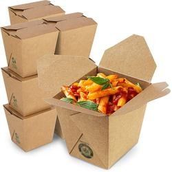 Takeaway कस्टमाइज्ड फूड पैकेजिंग बॉक्स / क्राफ्ट पेपर फूड बॉक्स ODM FSC