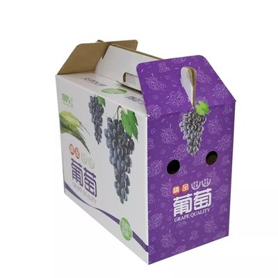 नालीदार गत्ता अंगूर पैकिंग बॉक्स Recyclable Dia9cm * H16cm