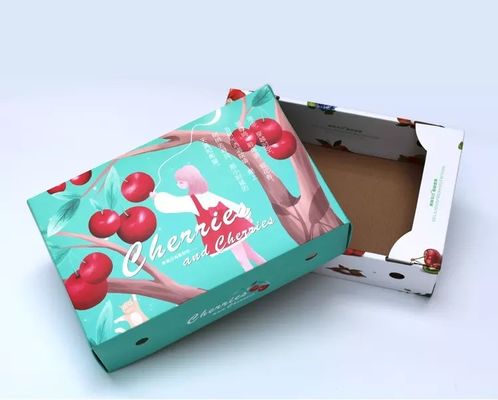 इकोफ्रेंडली वेजिटेबल फ्रूट कार्डबोर्ड बॉक्स CMYK / पैनटोन कलर